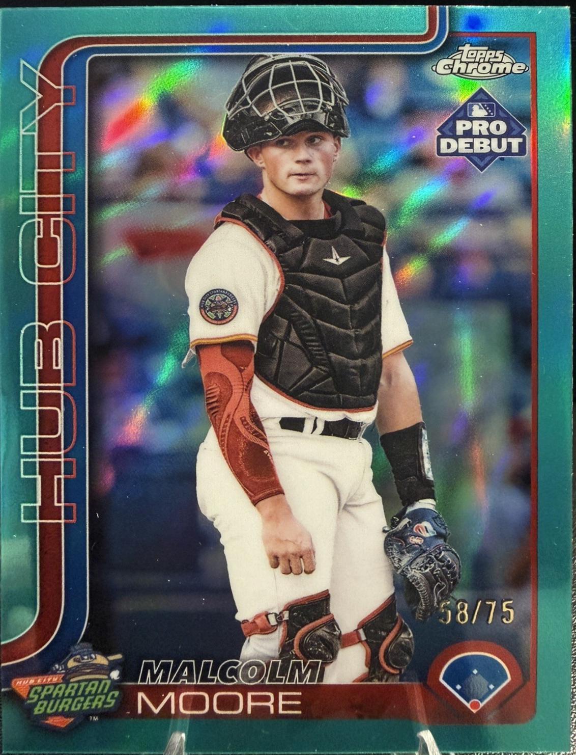 Malcolm Moore [Aqua Refractor] #PDC-199