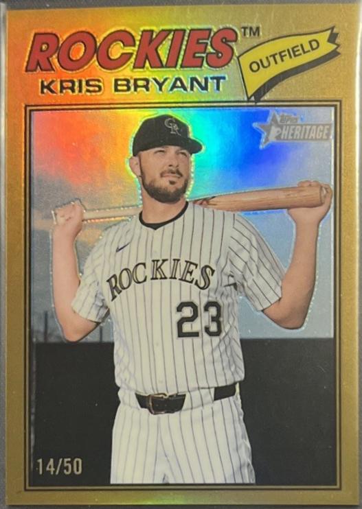 Kris Bryant [Gold Bordered Chrome] #22