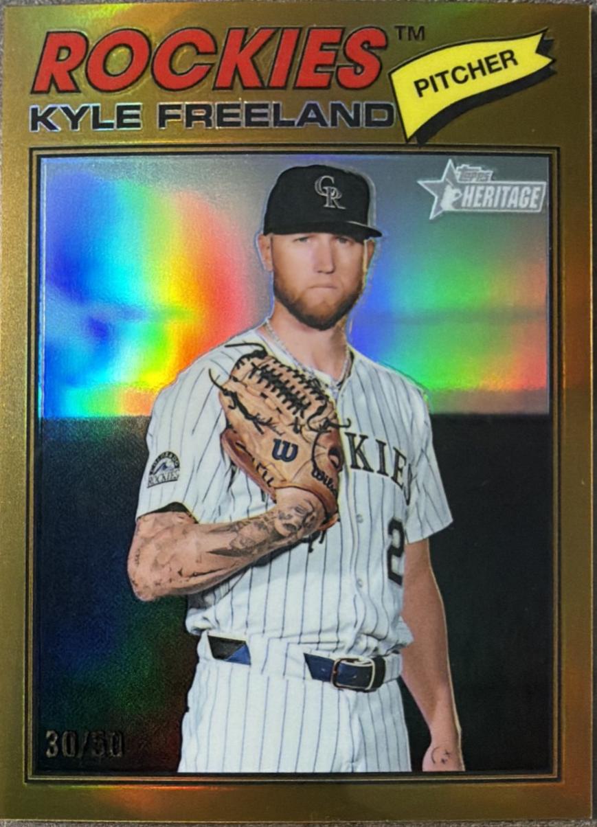 Kyle Freeland [Gold Bordered Chrome] #92
