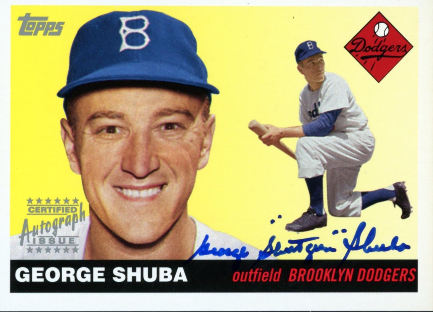 George Shuba [Autograph] #DBA-GS