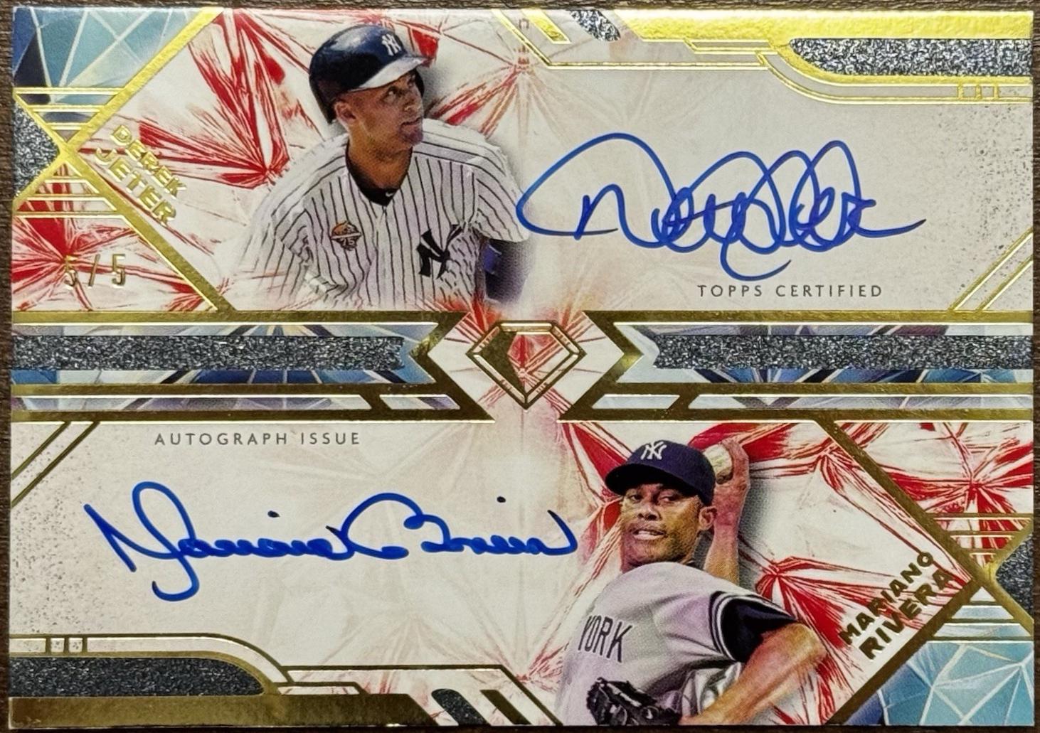 Mariano Rivera / Derek Jeter [Red] #IDA-JR