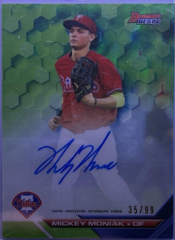 Mickey Moniak [Green Refractor] #B16-MM