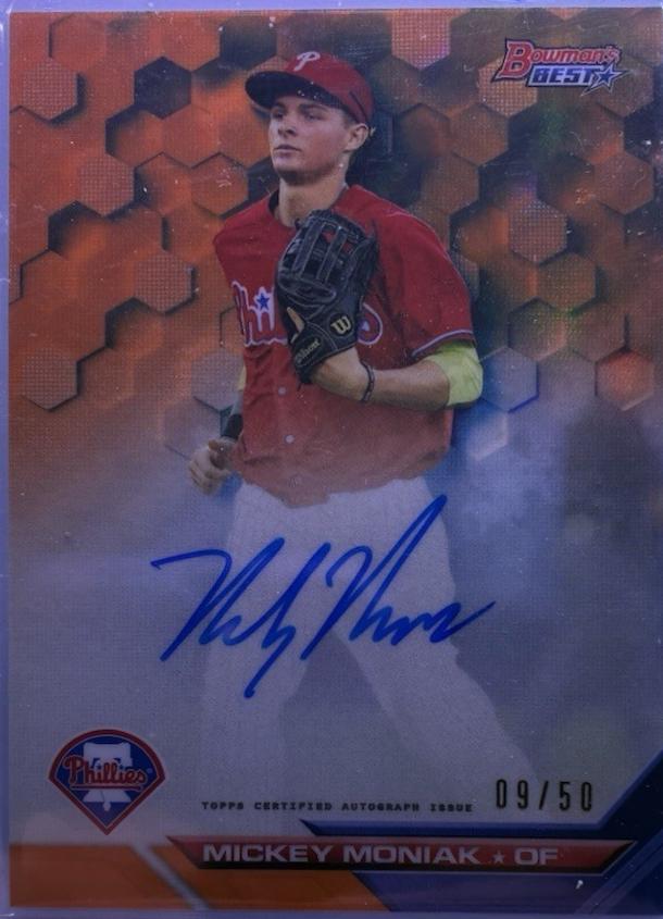 Mickey Moniak [Orange Refractor] #B16-MM
