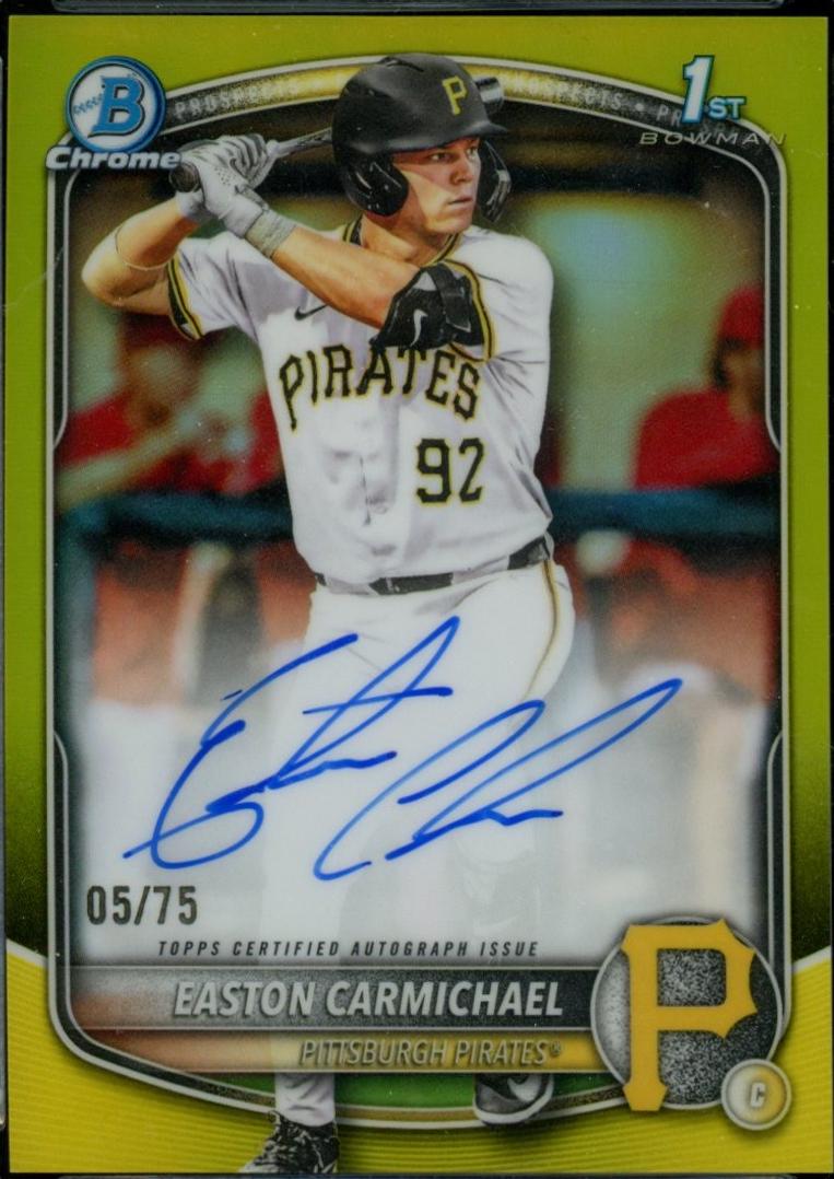 Easton Carmichael [Yellow Refractor] #CPA-ECA