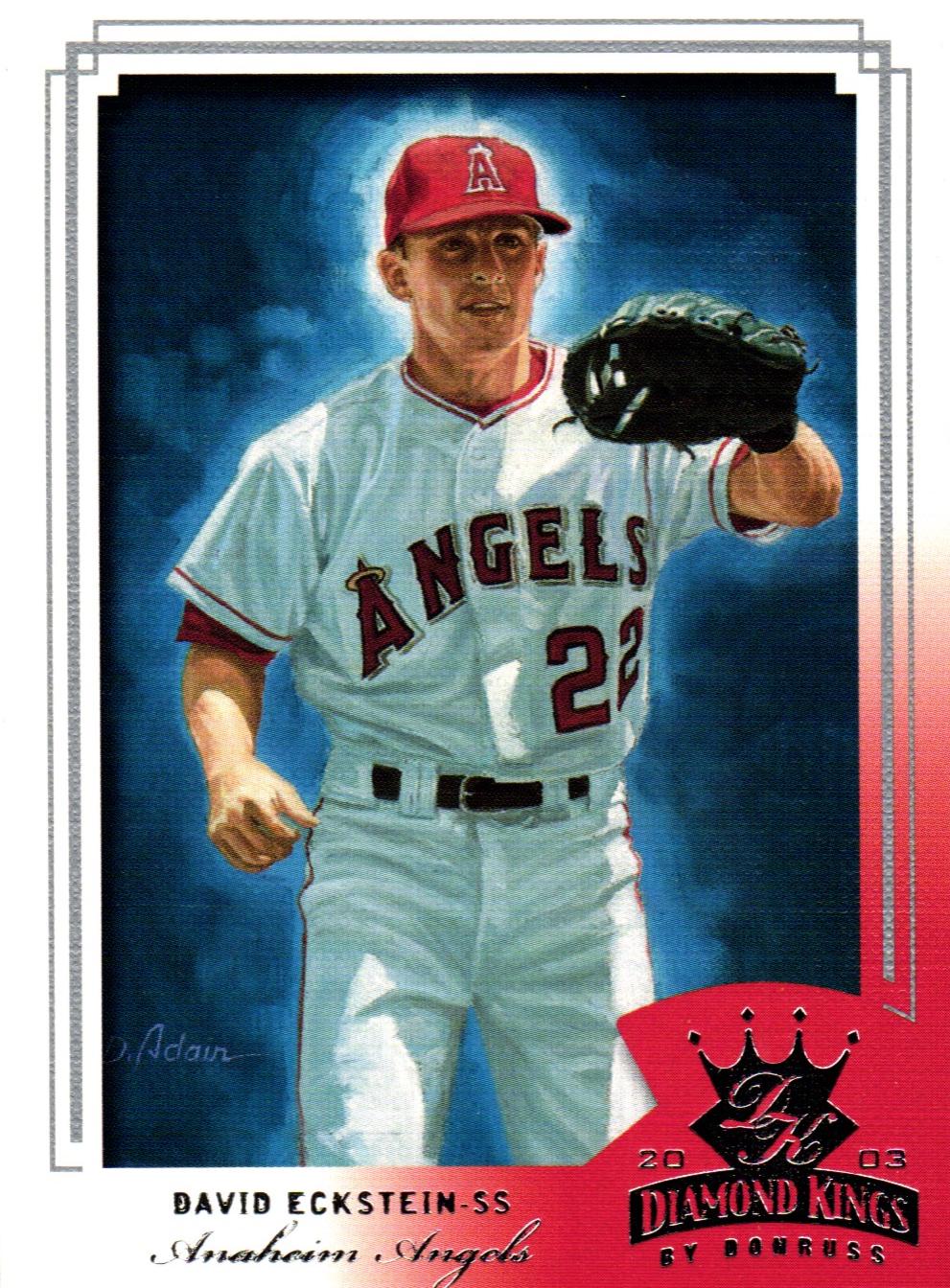 David Eckstein [Framed Silver Foil] #4