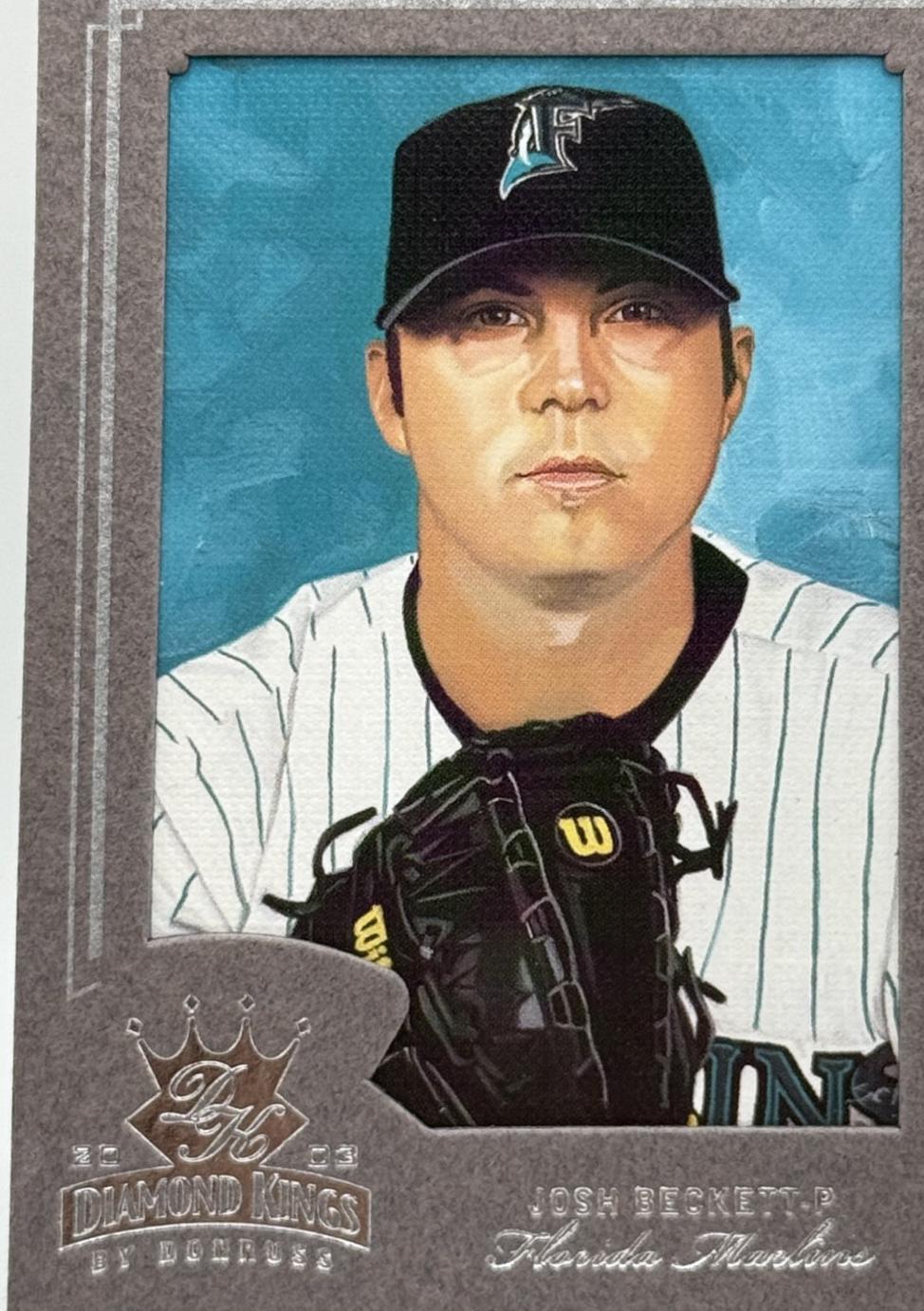 Josh Beckett [Framed Silver Foil] #99