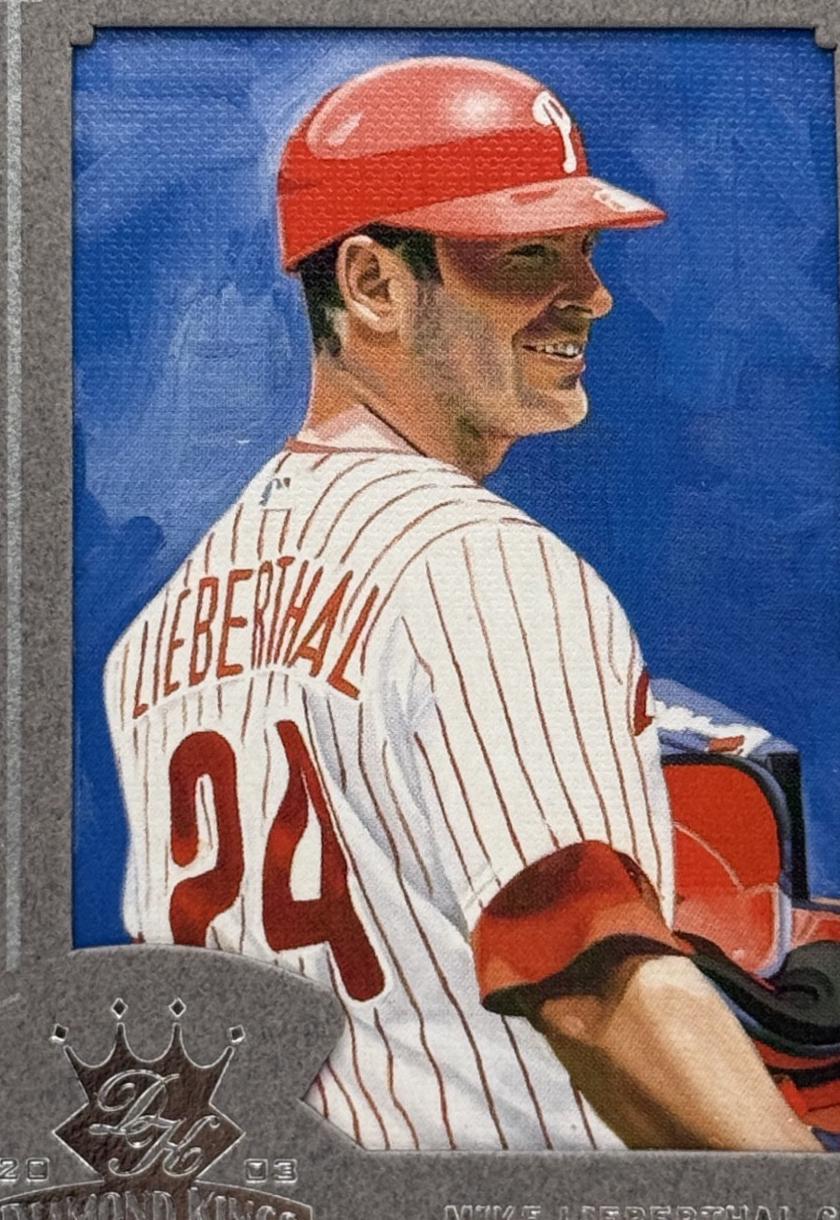 Mike Lieberthal [Framed Silver Foil] #128