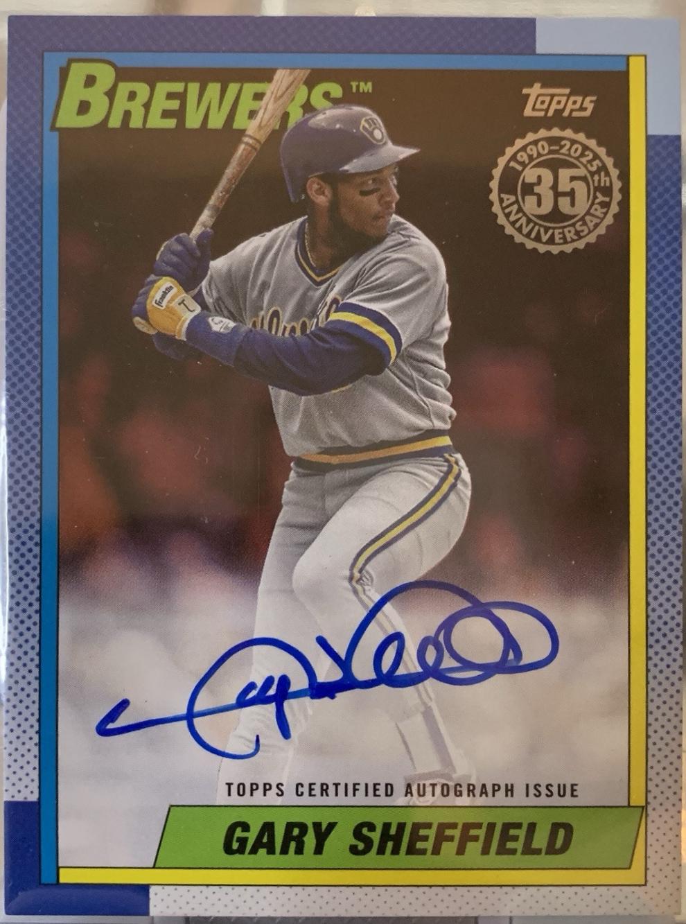 Gary Sheffield [Red] #90A-GSH