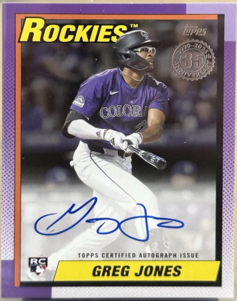 Greg Jones [Platinum] #90A-GJ