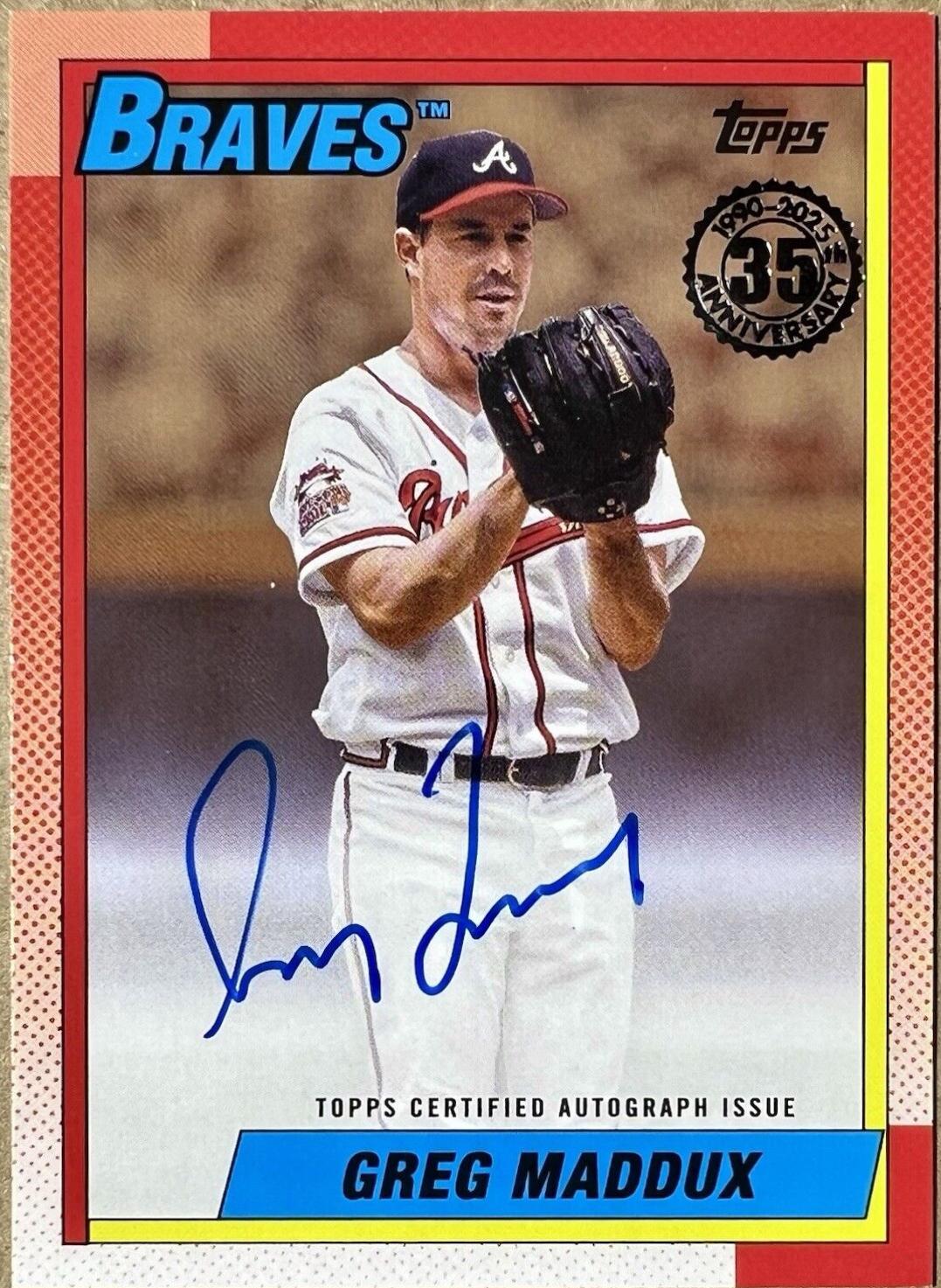 Greg Maddux #90AU-GMA