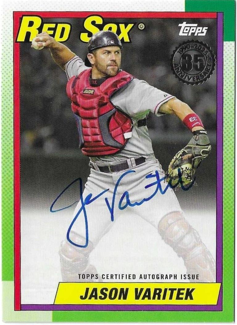 Jason Varitek [Platinum] #90AU-JV