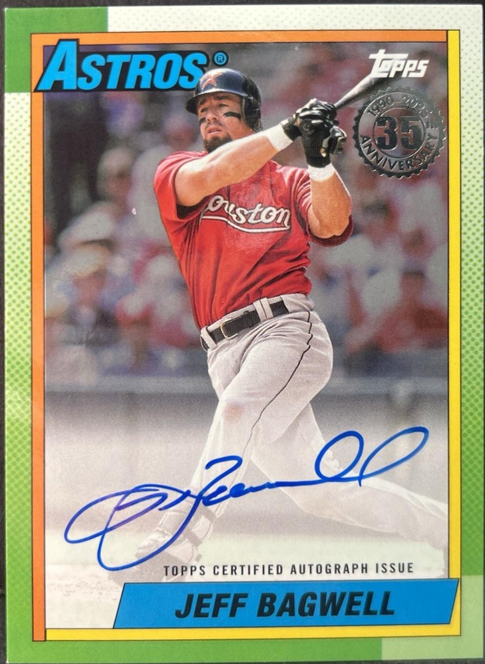 Jeff Bagwell [Platinum] #90AU-JBA
