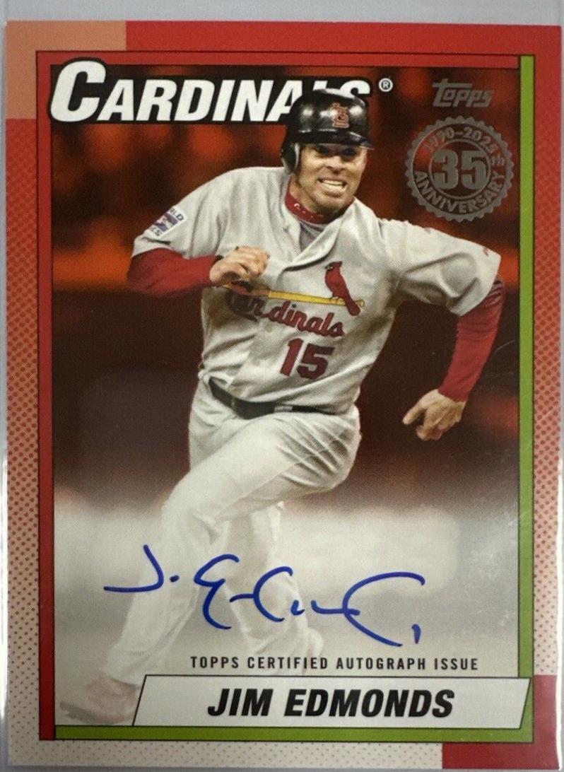 Jim Edmonds [Orange] #90A-JE