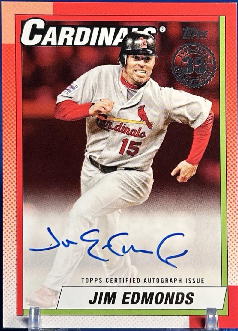 Jim Edmonds [Red] #90A-JE