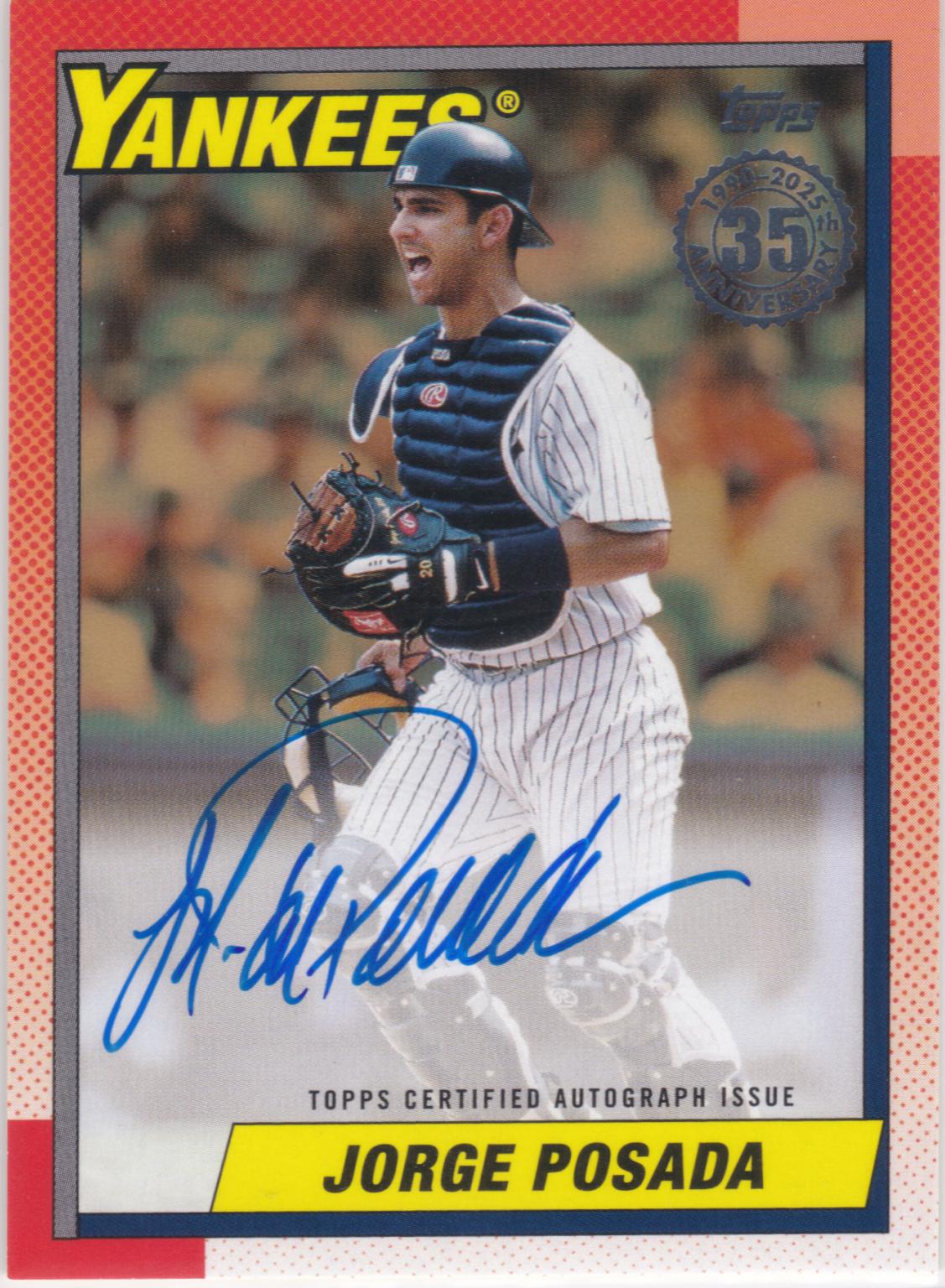 Jorge Posada [Gold] #90A-JPO