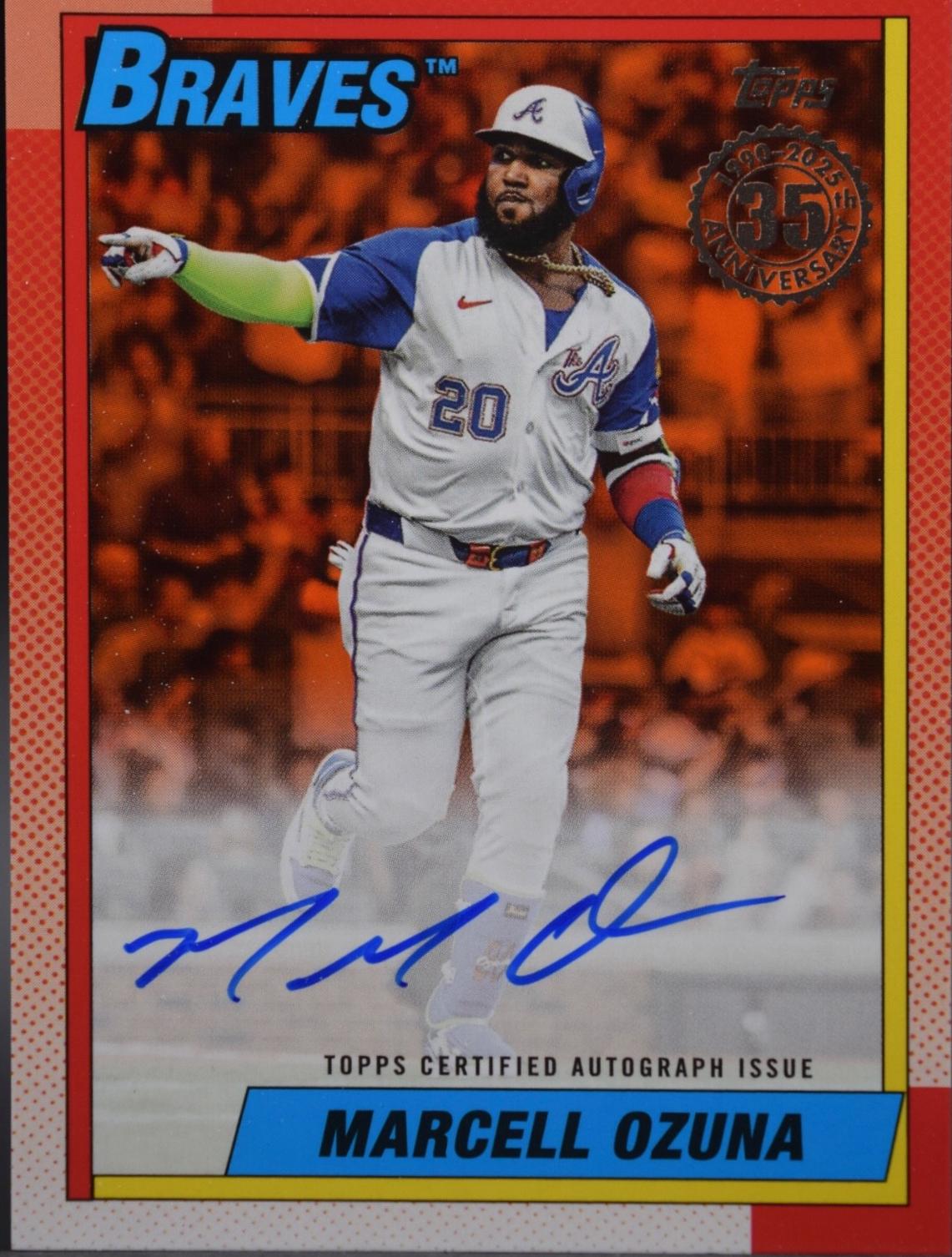 Marcell Ozuna [Orange] #90B2-MO