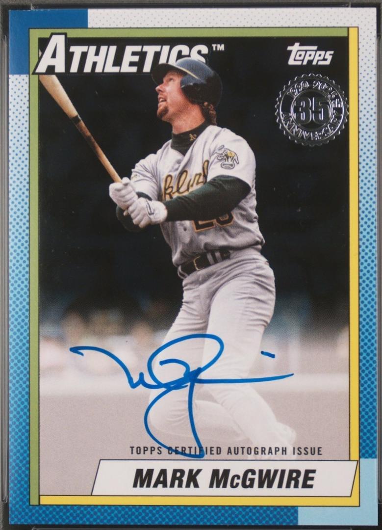Mark McGwire [Black] #90AU-MMC
