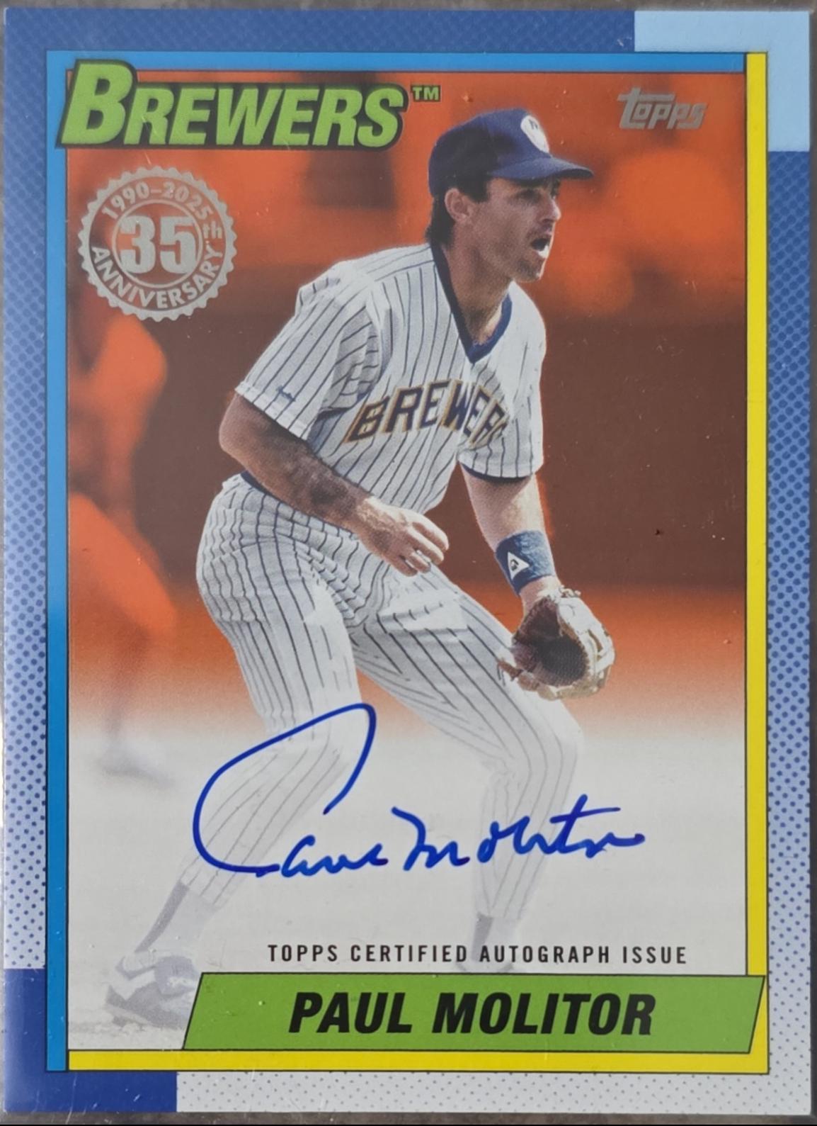 Paul Molitor [Orange] #90A-PM