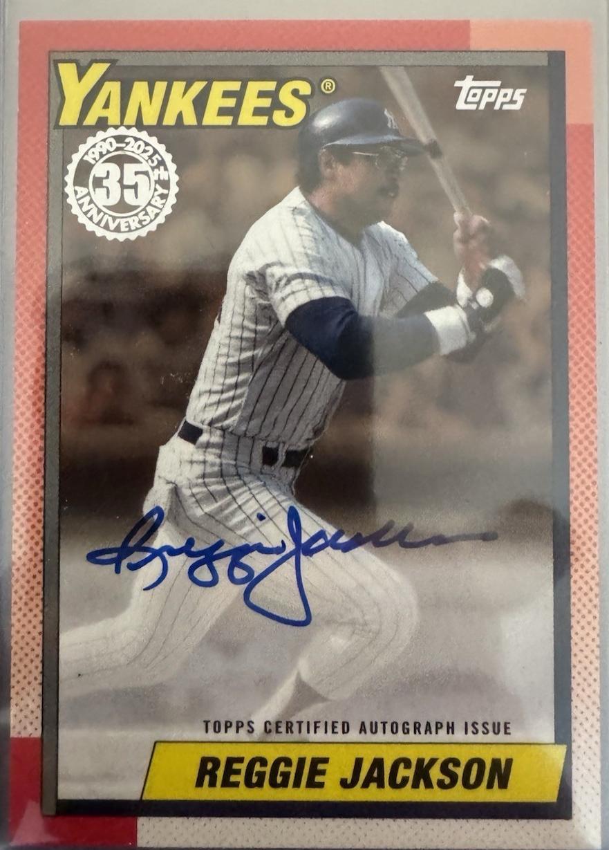 Reggie Jackson [Gold] #90AU-RJA