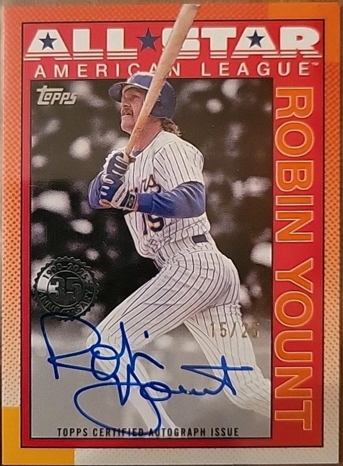 Robin Yount [Orange] #90AU-RY