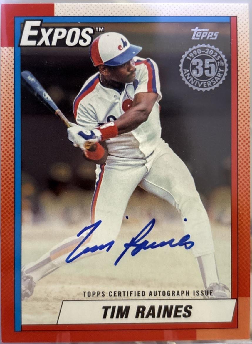 Tim Raines #90B2-TR