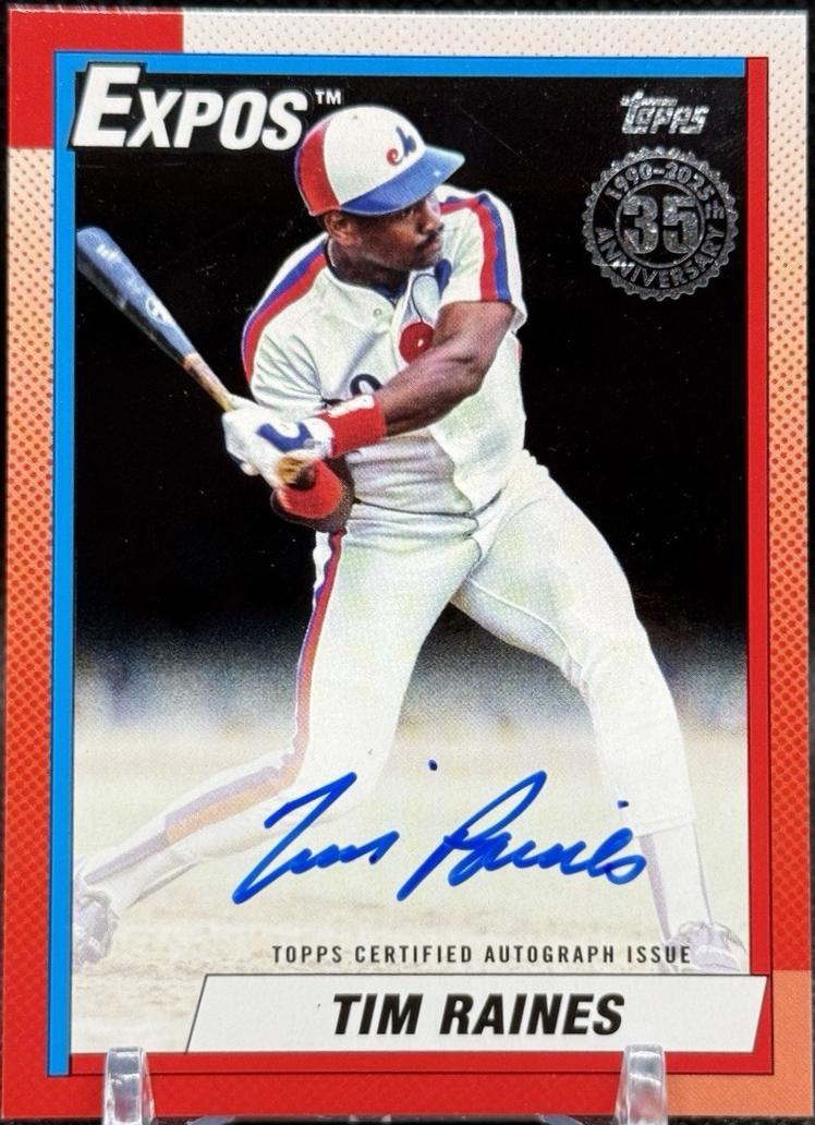 Tim Raines [Black] #90B2-TR