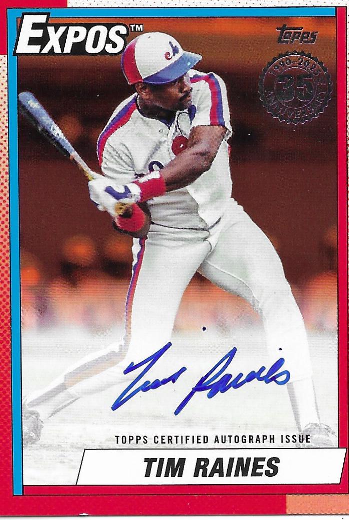 Tim Raines [Orange] #90B2-TR
