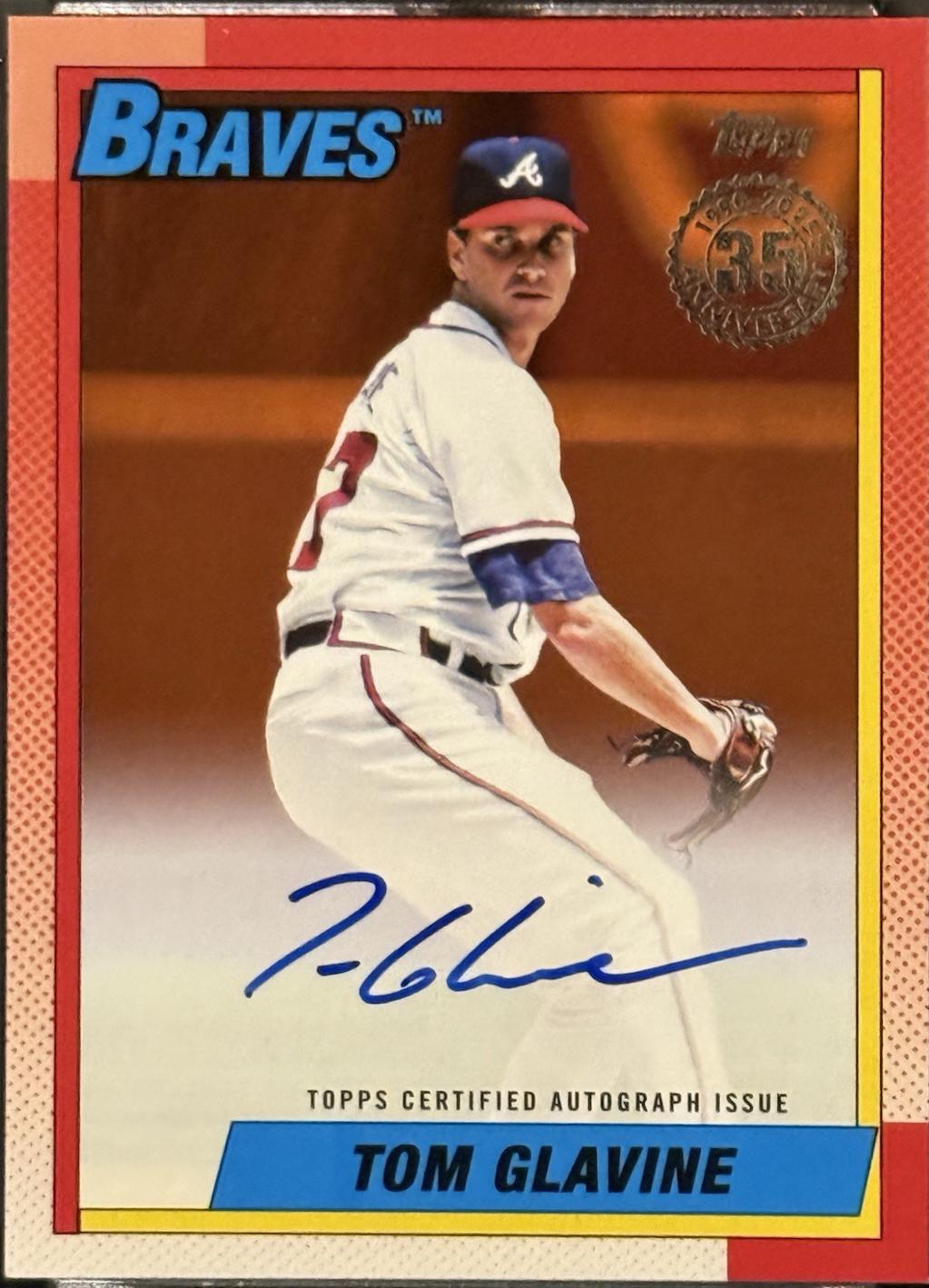 Tom Glavine [Orange] #90A-TGL