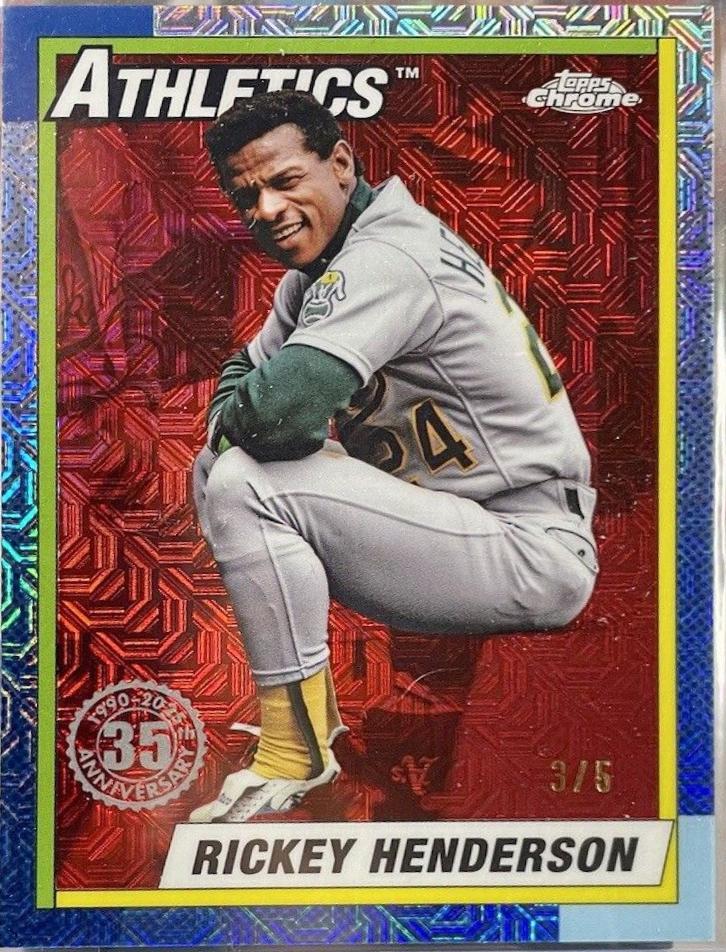 Rickey Henderson [Red] #T90C-40