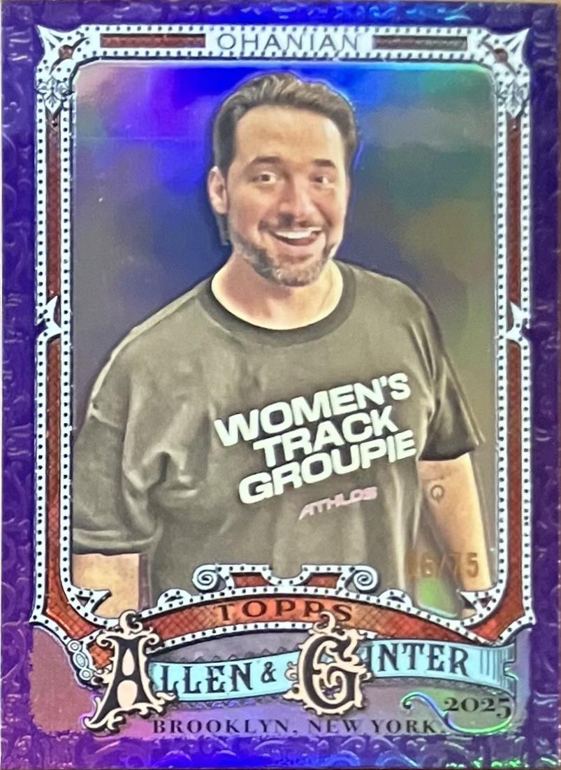 Alexis Ohanian [Purple Refractor Chrome Variation] #291