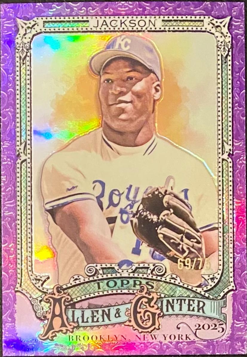 Bo Jackson [Purple Refractor Chrome Variation] #18