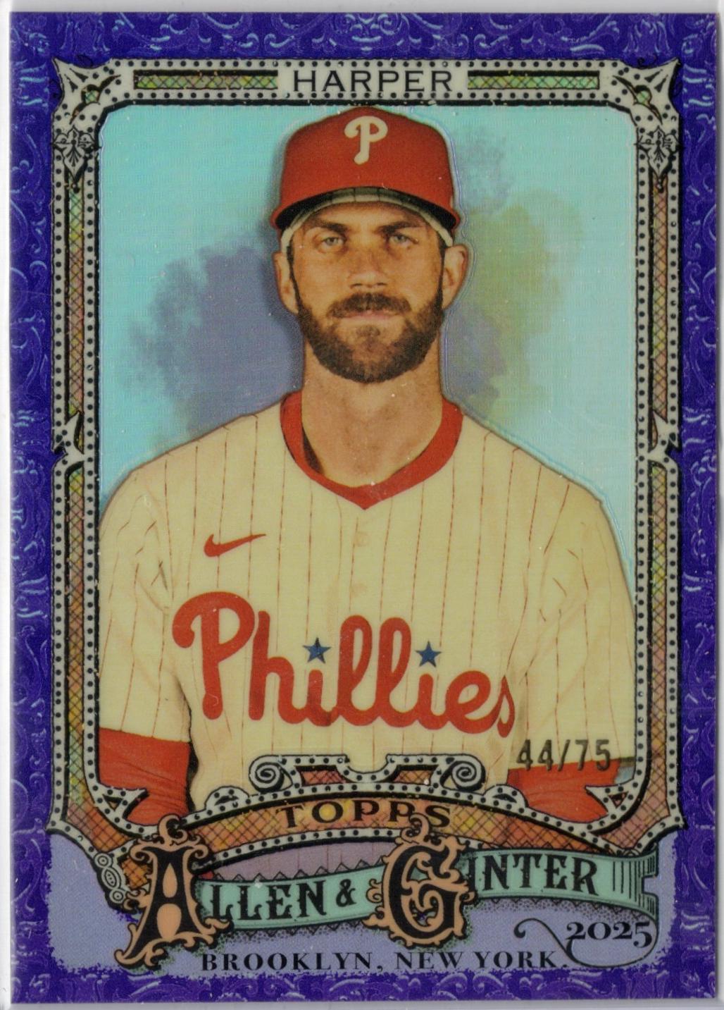 Bryce Harper [Purple Refractor Chrome Variation] #146