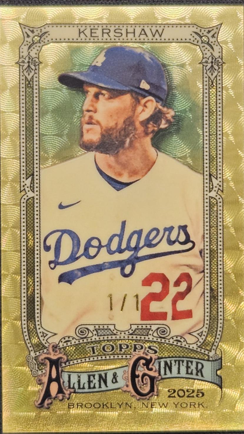 Clayton Kershaw [Superfractor Mini Chrome] #37