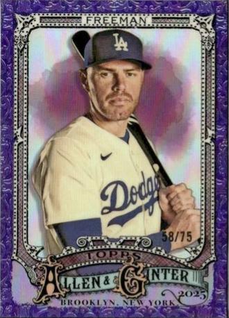 Freddie Freeman [Purple Refractor Chrome Variation] #69