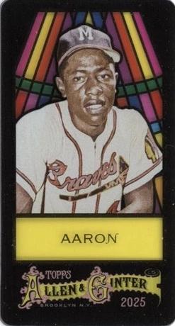 Hank Aaron [Mini Stained Glass] #357