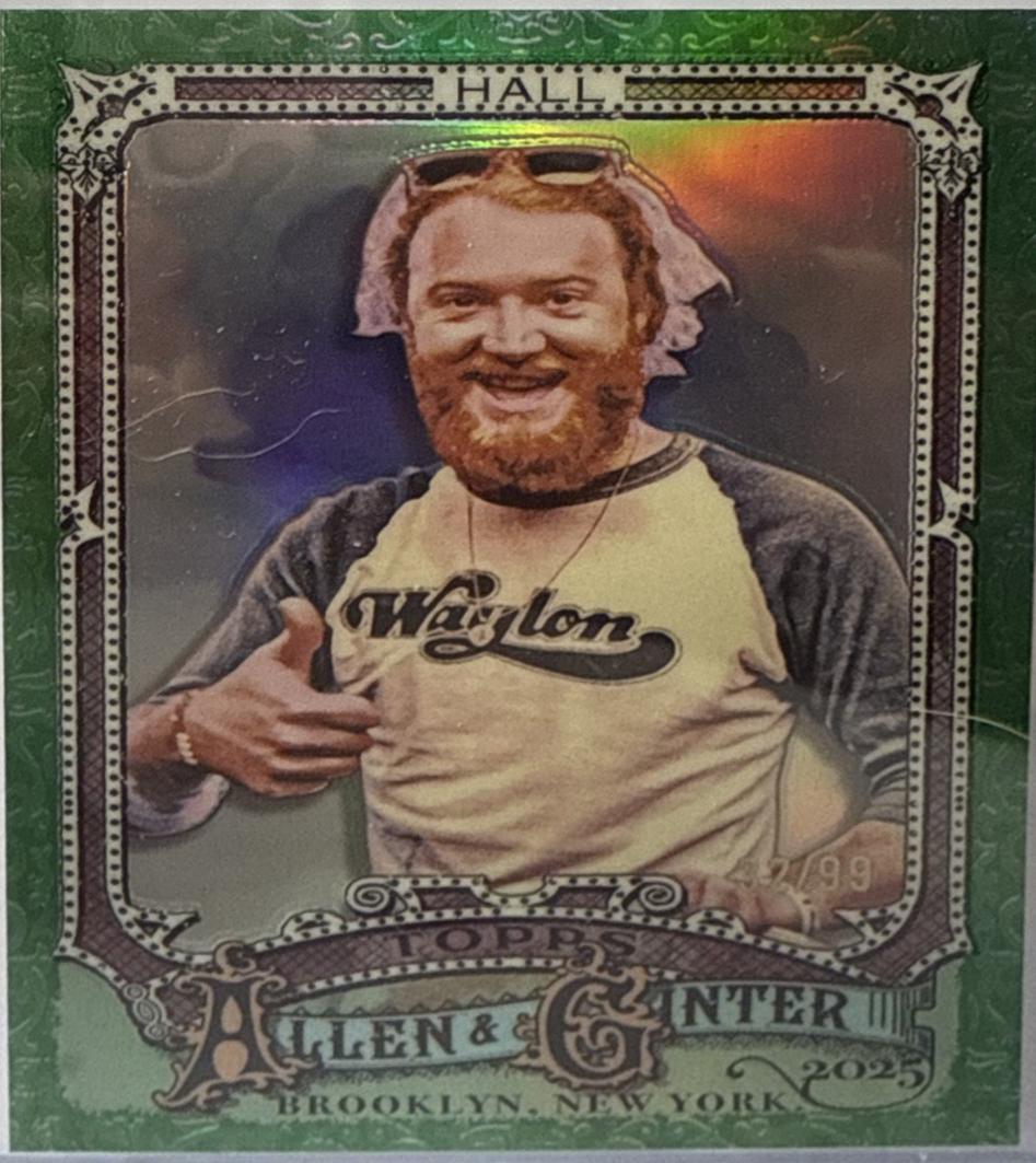 John Hall [Green Refractor Chrome Variation] #256