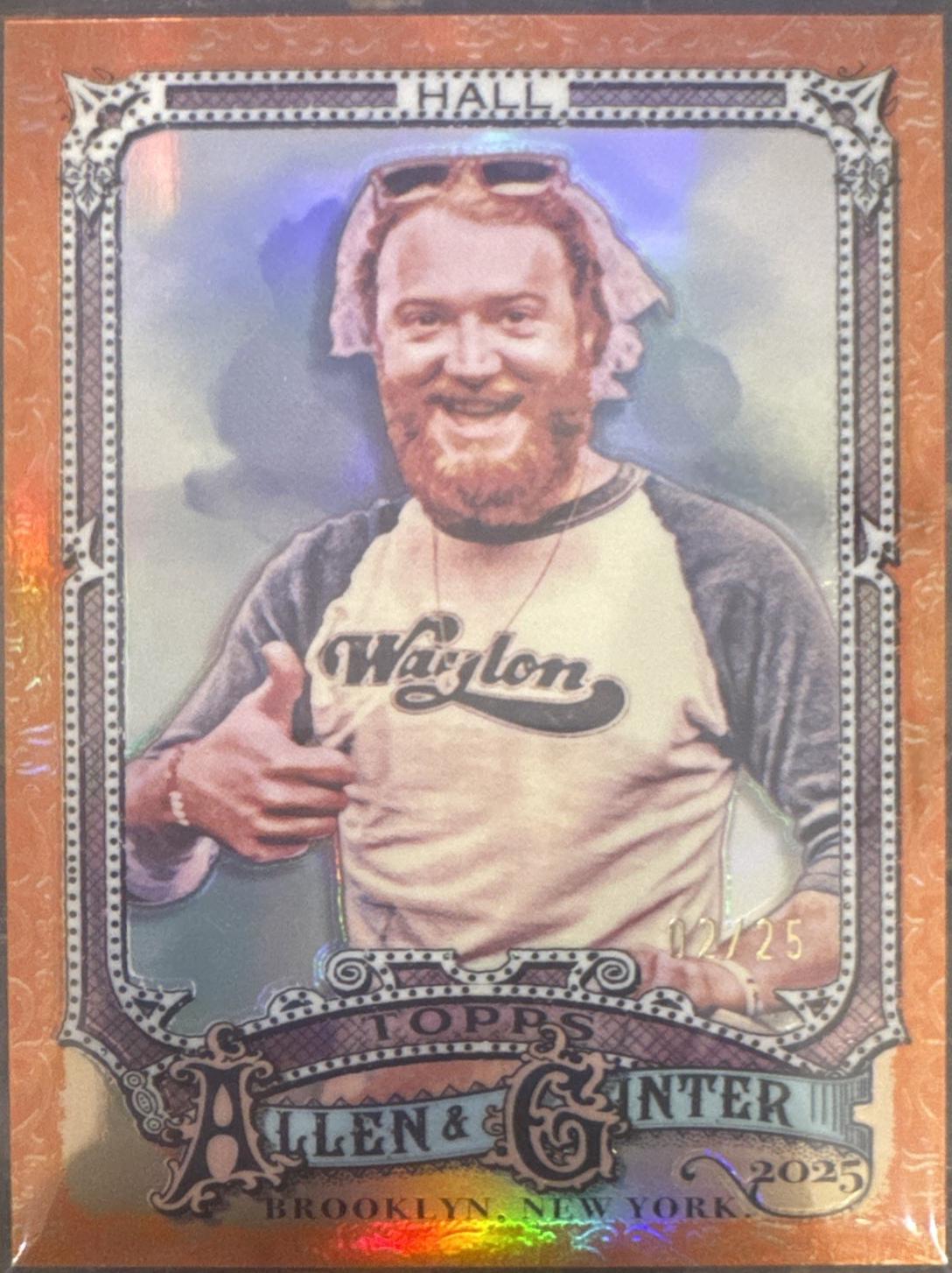 John Hall [Orange Refractor Chrome Variation] #256