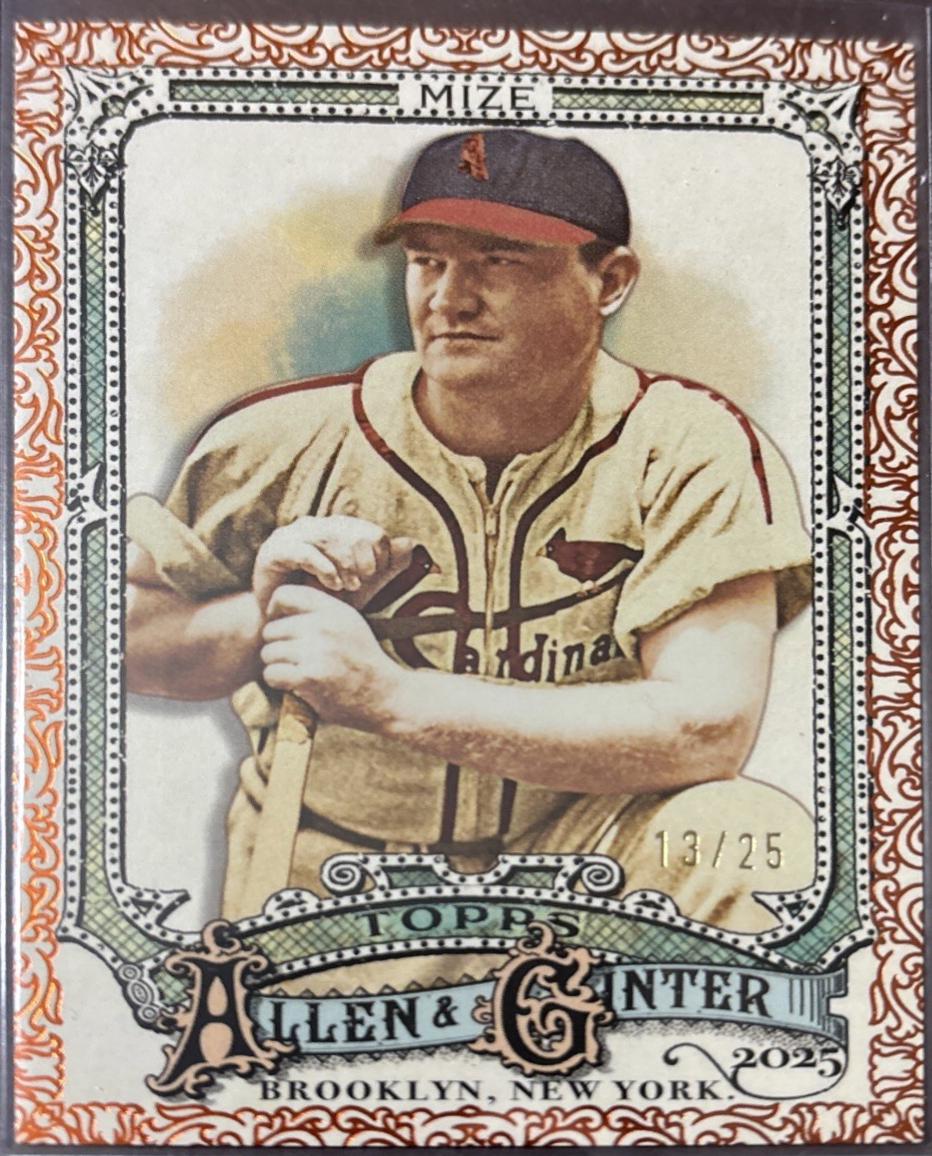Johnny Mize [Orange Foil SP] #344