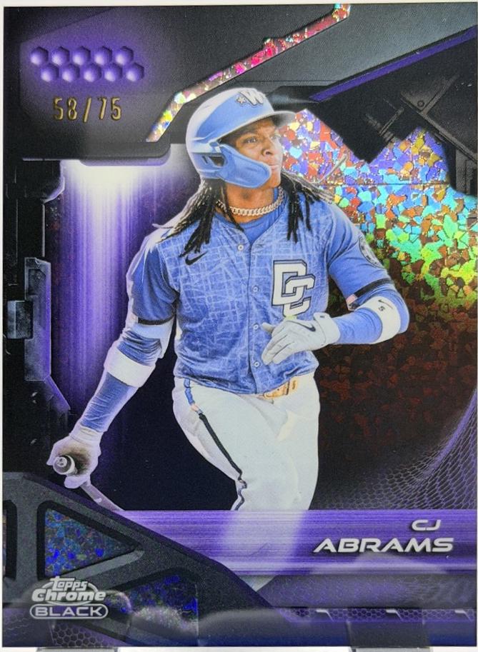 CJ Abrams [Purple Mini-Diamond Refractor] #162