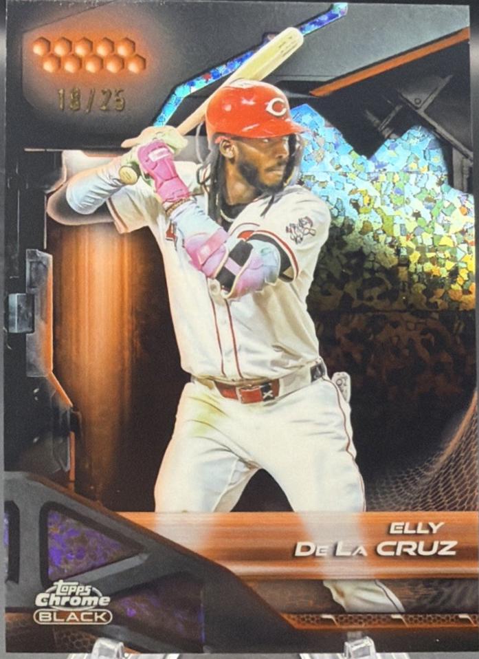 Elly De La Cruz [Orange Mini-Diamond Refractor] #93