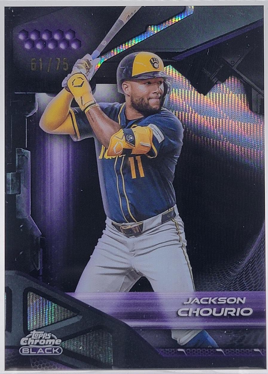 Jackson Chourio [Purple Wave Refractor] #91