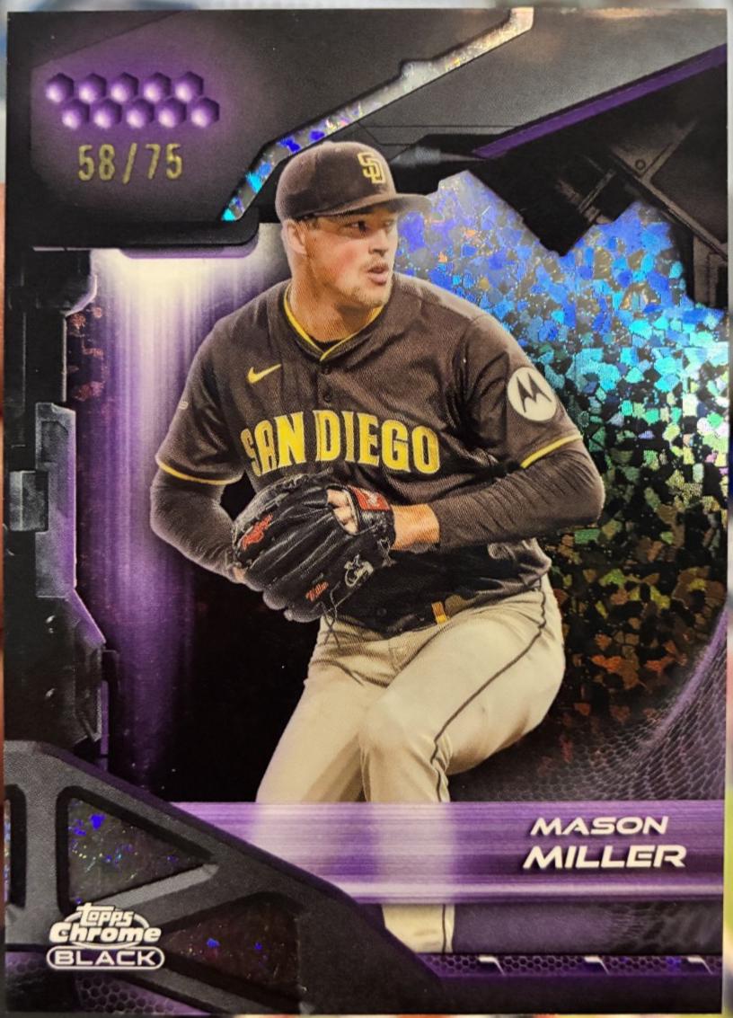 Mason Miller [Purple Mini-Diamond Refractor] #124