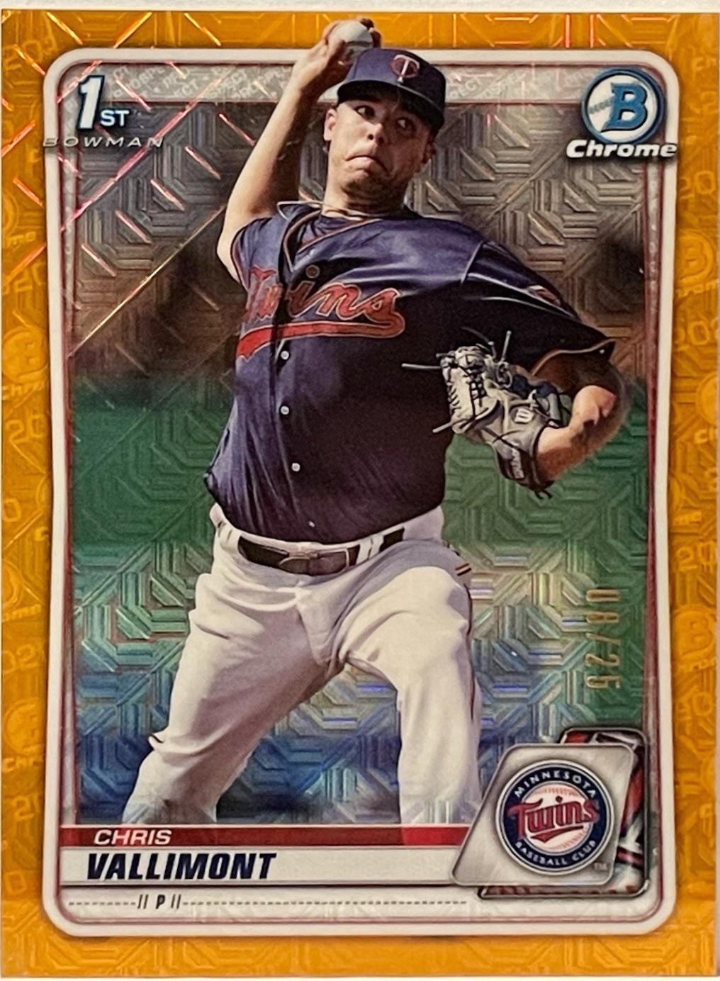 Chris Vallimont [Orange Refractor Mega Box Mojo] #BCP-78