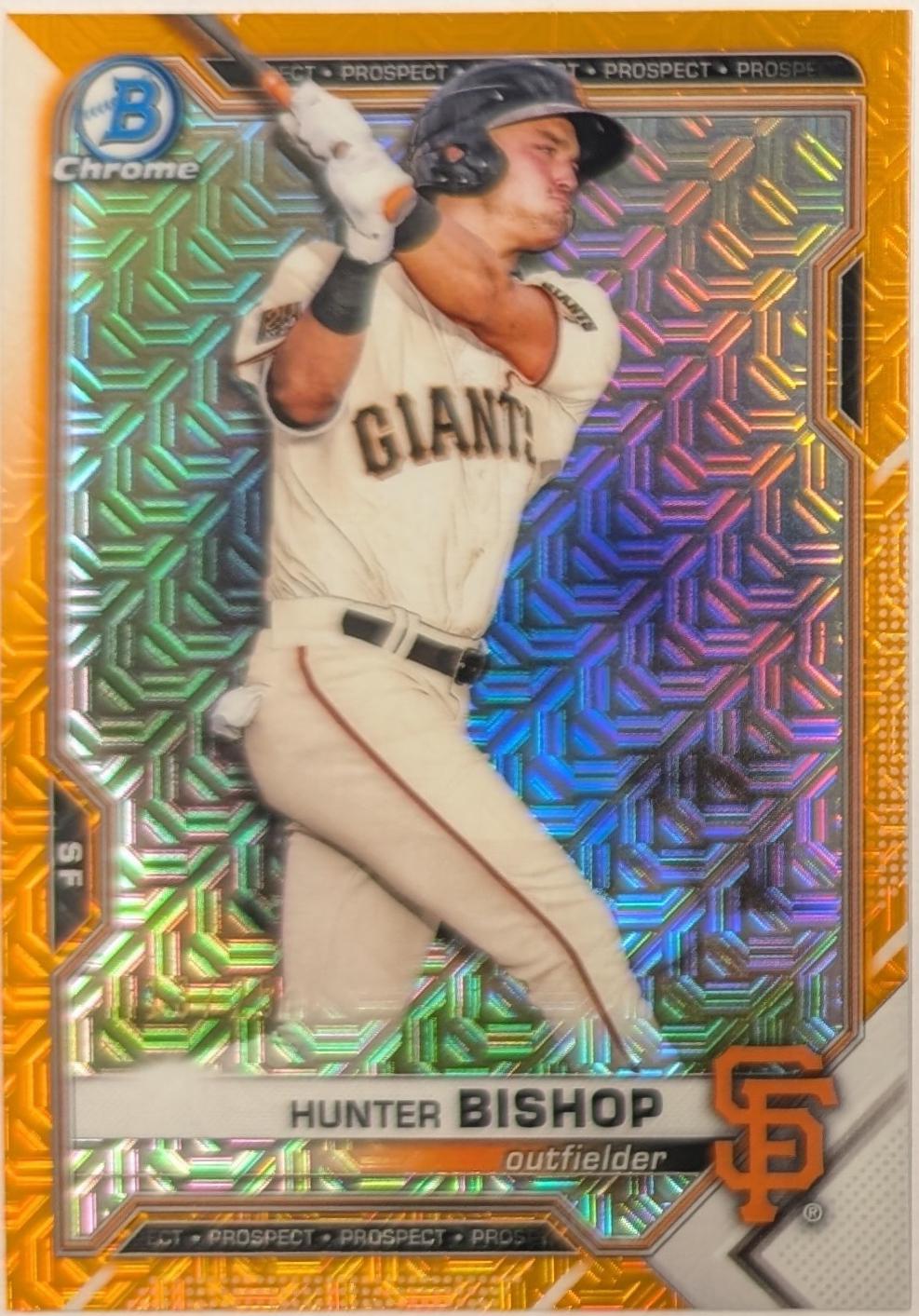Hunter Bishop [Orange Refractor Mega Box Mojo] #BCP-18