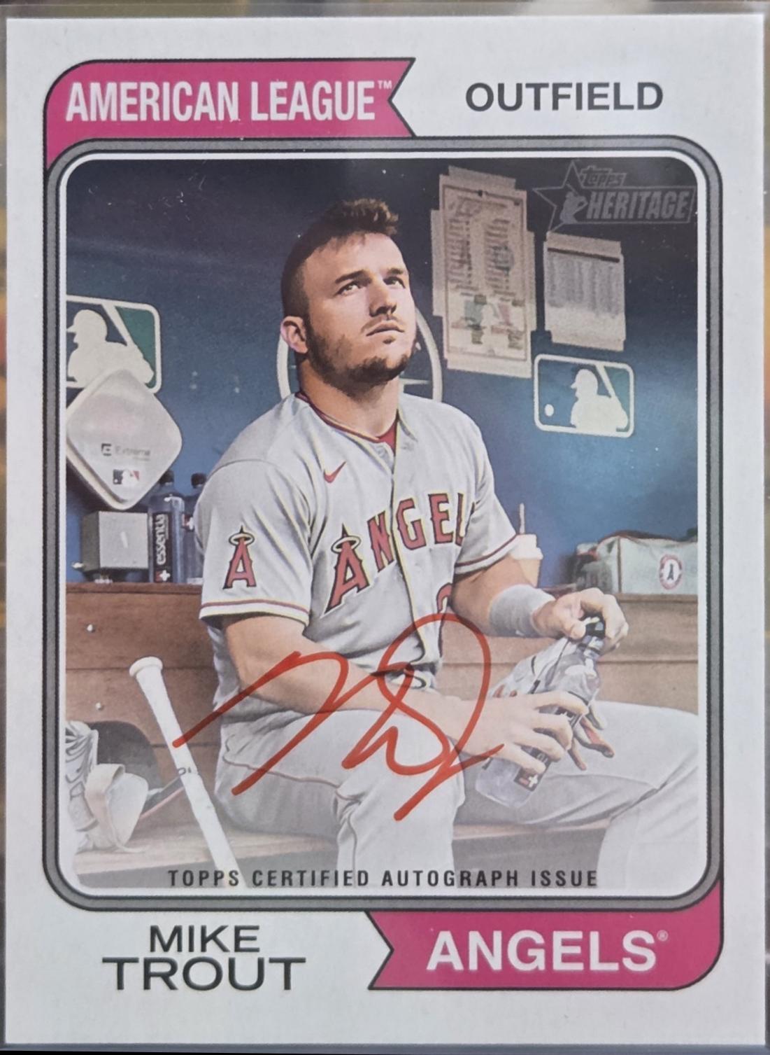 Mike Trout [Special Edition Red Ink] #ROA-MT