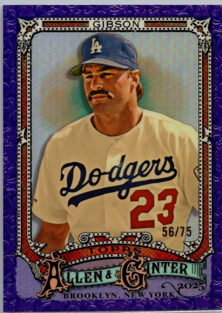 Kirk Gibson [Purple Refractor Chrome Variation] #17