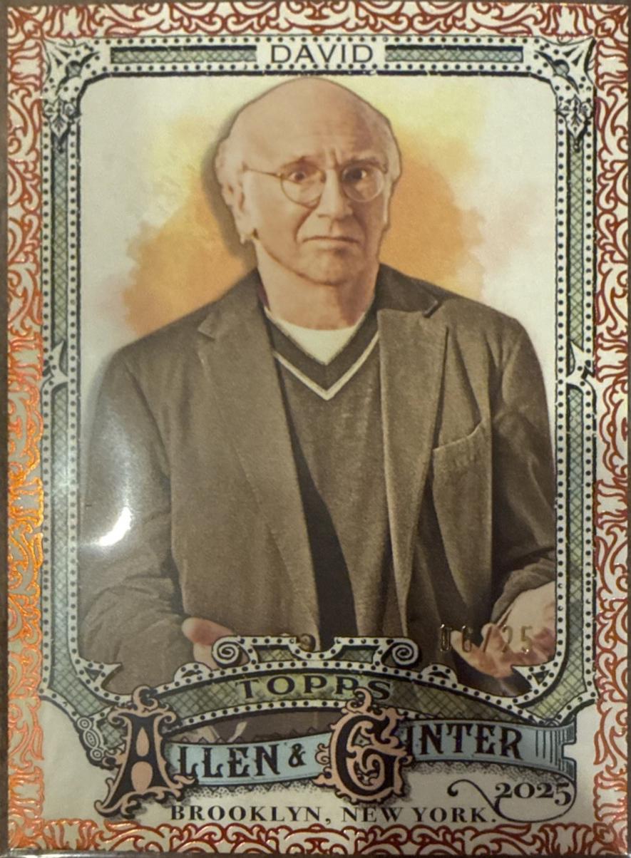 Larry David [Orange Foil Filagree] #184