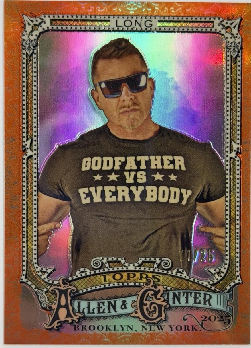 Mark Long [Orange Refractor Chrome Variation] #267