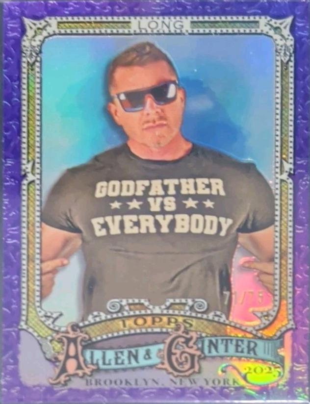 Mark Long [Purple Refractor Chrome Variation] #267