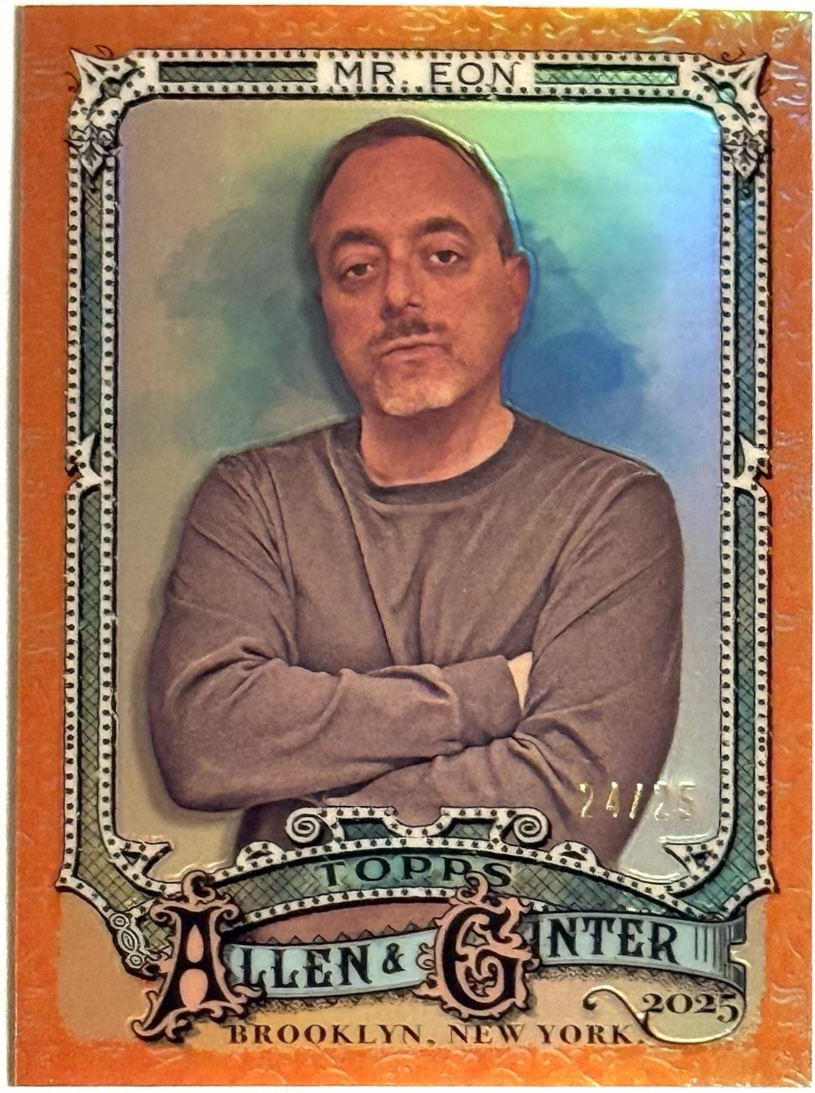 Mr. Eon [Orange Refractor Chrome Variation] #288